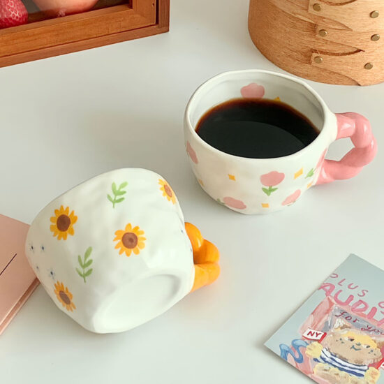 Ceramic Mug with Minimalist Design