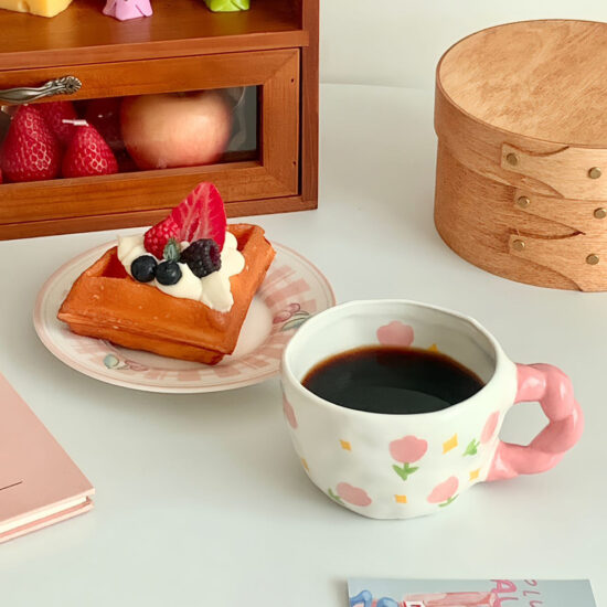 Ceramic Mug with Minimalist Design