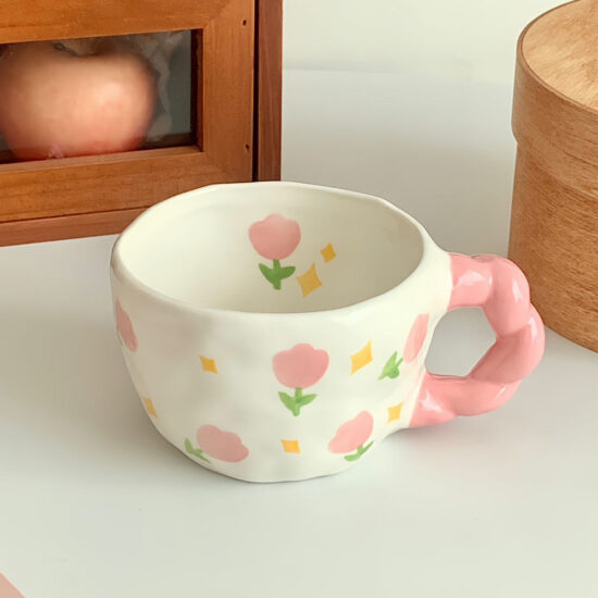 Ceramic Mug with Minimalist Design