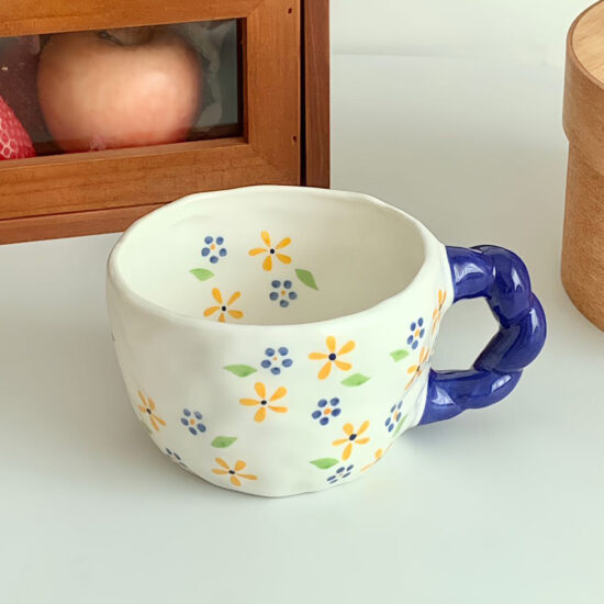Ceramic Mug with Minimalist Design