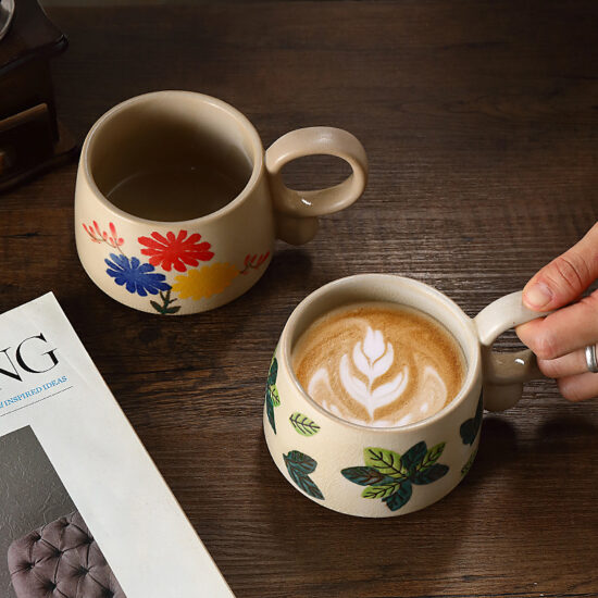 Pastel Pink Ceramic Tea Mug