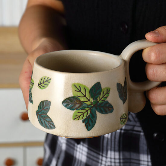 Pastel Pink Ceramic Tea Mug