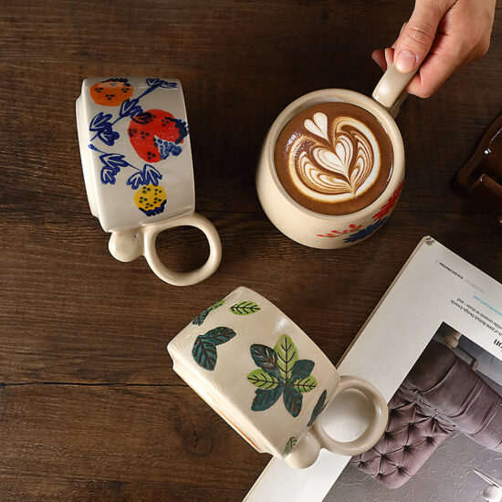 Pastel Pink Ceramic Tea Mug