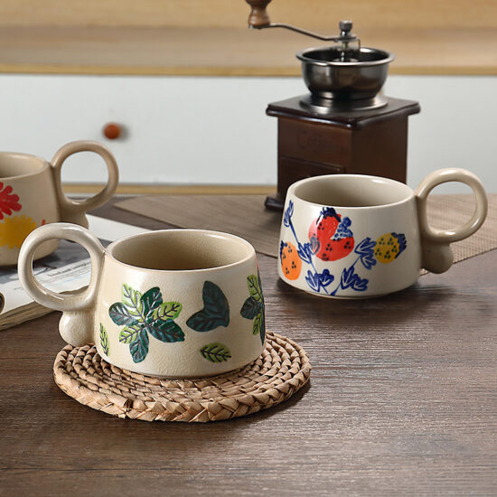 Pastel Pink Ceramic Tea Mug