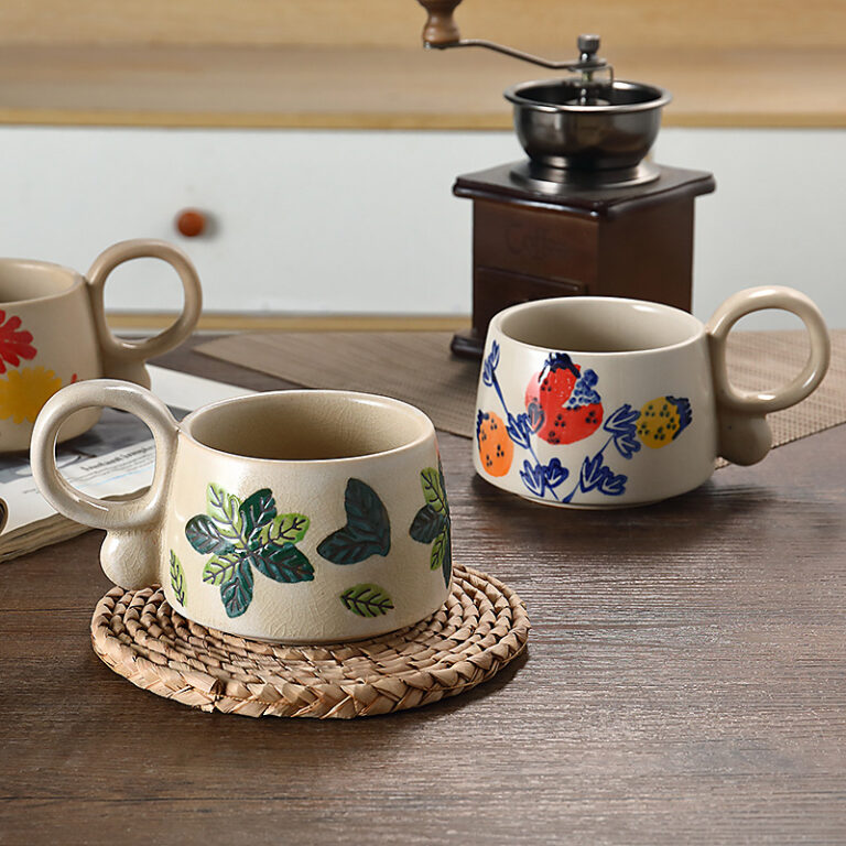 Pastel Pink Ceramic Tea Mug