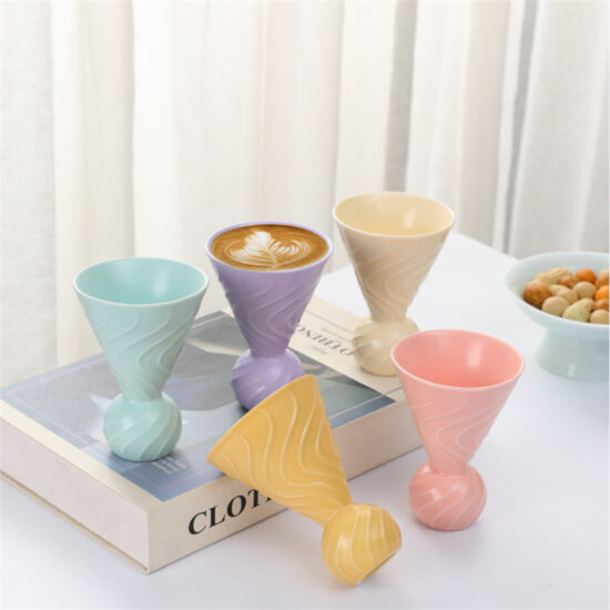INS Style Pastel Ceramic Coffee Mug for Girls