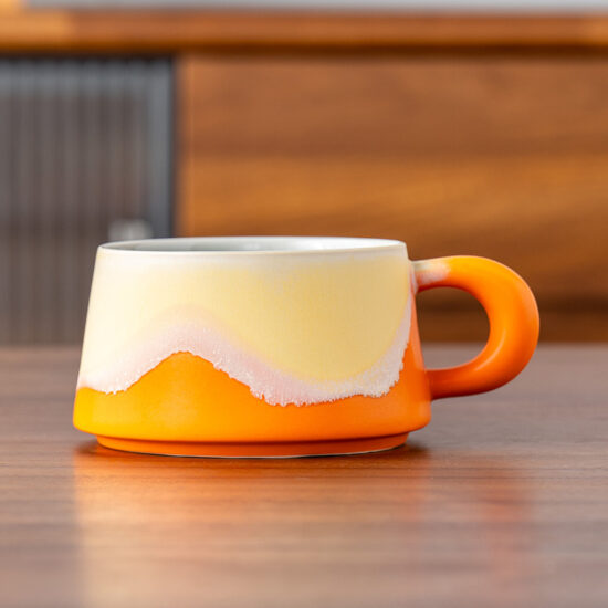 INS Style High-End Ceramic Coffee Mug for Gifting and Business Use