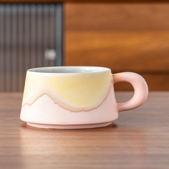 INS Style High-End Ceramic Coffee Mug for Gifting and Business Use