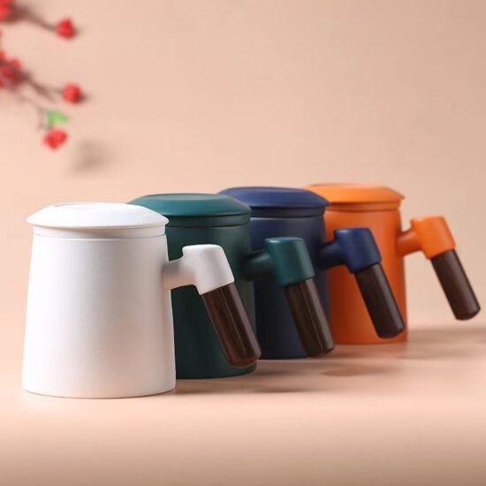 Creative Ceramic Coffee Mug – Event and Gift Mug with Practical Design