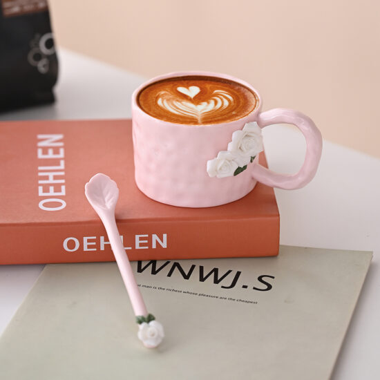 Double-Walled Ceramic Insulated Mug
