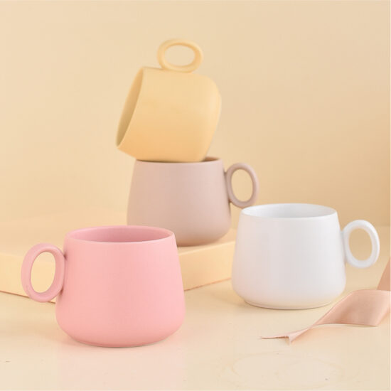 Modern Ceramic Coffee Mug for Women – Office and Breakfast Use