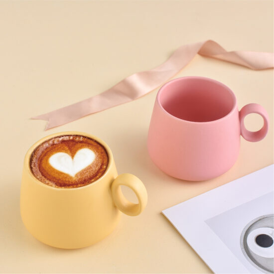 Modern Ceramic Coffee Mug for Women – Office and Breakfast Use