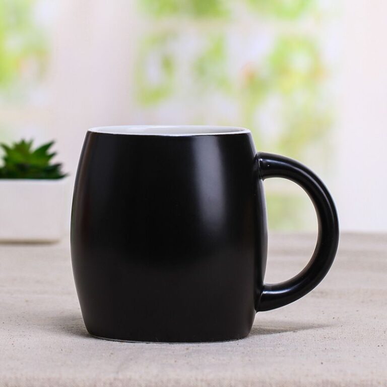 Custom Solid Color European Ceramic Coffee Cup