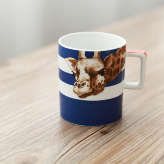  Large ceramic breakfast mug for home and office use