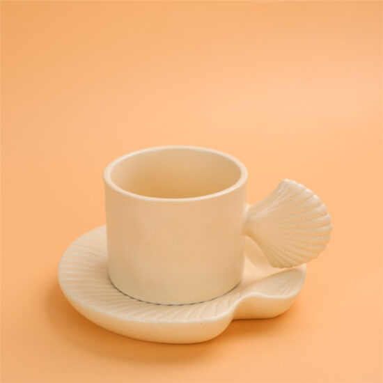 Light Luxury Ceramic Coffee Cup and Saucer Gift Set