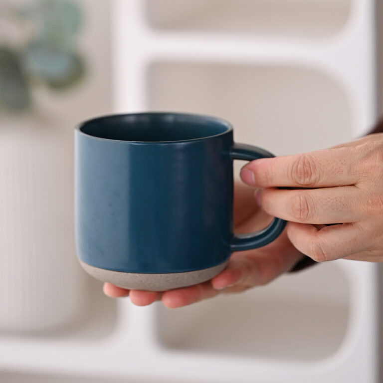 Laser Engraved Ceramic Mug for Couples and Office Use