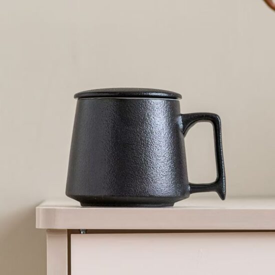 Vintage INS Aesthetic Ceramic Mug – High-End Coffee Cup Gift
