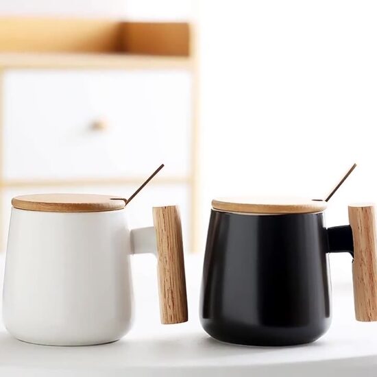Vintage INS Aesthetic Ceramic Mug – High-End Coffee Cup Gift