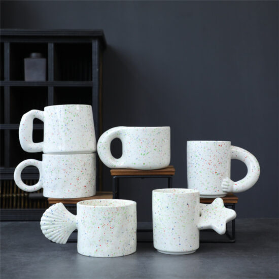 Minimalist INS-Style Ceramic Espresso Cup for Coffee or Tea