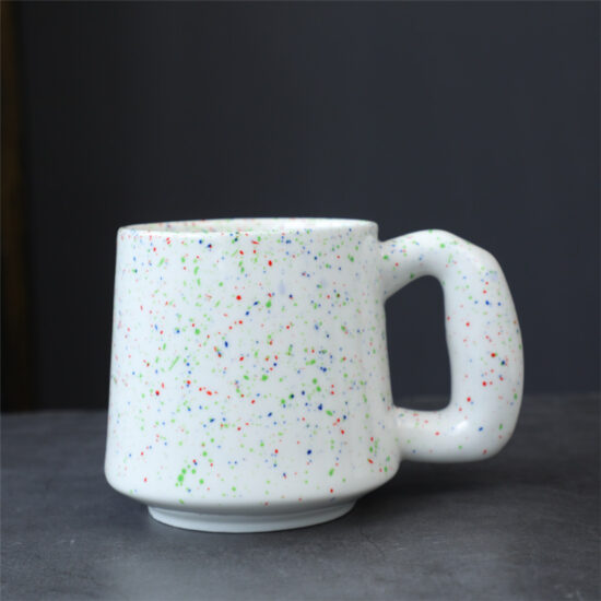 Minimalist INS-Style Ceramic Espresso Cup for Coffee or Tea