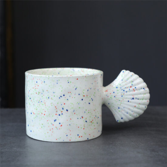 Minimalist INS-Style Ceramic Espresso Cup for Coffee or Tea