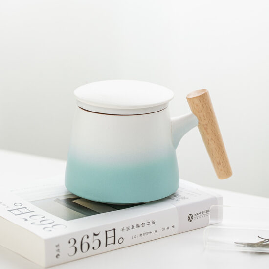 Vintage Floral Pattern Ceramic Mug